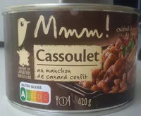 चीनी की मात्रा Cassoulet au manchon de canard confit