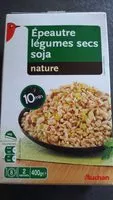 Suhkru kogus sees Epeautre, légumes secs, soja