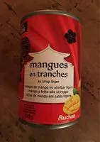 含糖量 Mangues en tranches au sirop leger