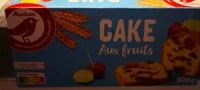 Sokerin määrä sisällä Cake aux fruits 300g
