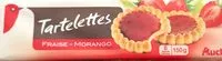 Jumlah gula yang masuk Tartelettes fraise