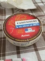 Quantité de sucre dans Le CamembertSel Réduit de 30% ** Par rapport à la moyenne des camemberts (source : table Ciqual 2013)