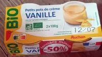 含糖量 Petits pots de crèmeVanilleissus de l'agriculture biologiqueLogo ABLogo Européen (feuille étoilée)FR-BIO-01Agriculture UE / non UE