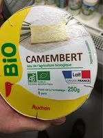 Quantité de sucre dans Camembert issu de l'agriculture biologique