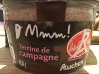 Cantidad de azúcar en Terrine de campagne label rouge