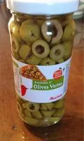 Cantidad de azúcar en Olives vertes rondelles