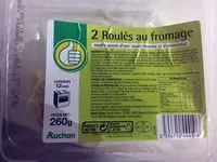 Suhkru kogus sees Roulés au fromage