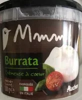 Sokerin määrä sisällä Burrata