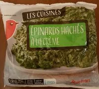 Suhkru kogus sees Epinards hachés à la crème