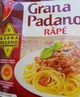 入っている砂糖の量 Grana Padano râpé