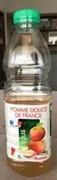 Amount of sugar in 100% pur jus - pomme douce