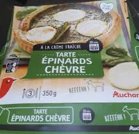 Amount of sugar in TARTE EPINARDS CHEVRE, crème fraîche