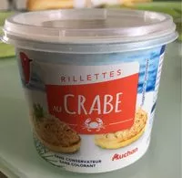 Zuckermenge drin Rillettes au crabe