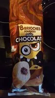 Zuckermenge drin Brioches cœur chocolat