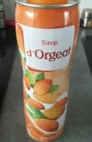入っている砂糖の量 Sirop d'orgeat