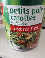 Jumlah gula yang masuk Petits pois extra fins et carottes à l'étuvée
