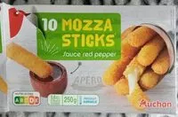 İçindeki şeker miktarı Mozza sticks* - sauce Red Pepper *bâtonnets à base de Mozzarella
