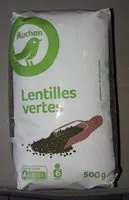Количество сахара в Lentilles vertes