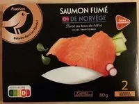 चीनी की मात्रा saumon fumé de Norvège- salage traditionnel au sel sec- fumé au bois de hêtre