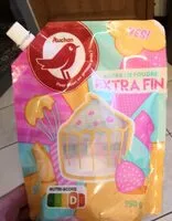 चीनी की मात्रा Auchan sucre blanc extra fin poudre doypack 750g