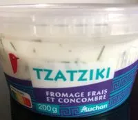 入っている砂糖の量 TzatzikiFromage frais et concombre