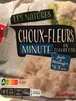 Amount of sugar in Choux-fleurs Précuits Vapeur