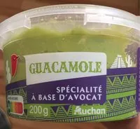Zuckermenge drin Guacamole - morceaux d'avocat et poivron
