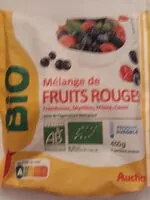 Zuckermenge drin Mélange de FRUITS ROUGES Framboises, myrtilles, mûres, cassis​, issus de l'agriculture biologique