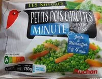चीनी की मात्रा Petit pois carottes extra fins minute