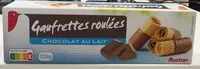 Gaufrettes roulees