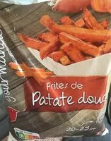 Jumlah gula yang masuk Auchan Frites Patate Douce 600G