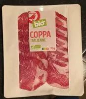 Zuckermenge drin AUCHAN BIO COPPA ITALIENNE 70g