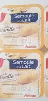 चीनी की मात्रा Semoule au lait à la vanille 4x115g