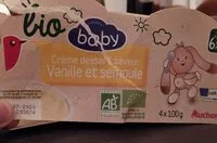 Sucre et nutriments contenus dans Auchan baby bio