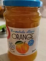 Quantité de sucre dans Marmelade d'oranges allégée en sucres