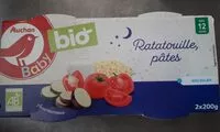 Suhkru kogus sees Ratatouille pâtes