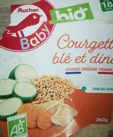 Suhkru kogus sees Courgette Blé Dinde