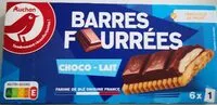 Количество сахара в Barres fourrées choco - lait