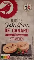 Bloc de foie gras de canard avec morceaux