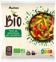 İçindeki şeker miktarı Trio de poivrons bio issus de l'agriculture biologique