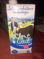 中的糖分和营养成分 Mont lait