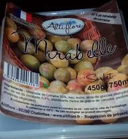 Количество сахара в Sorbet mirabelle