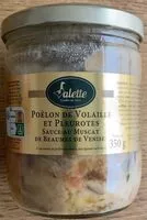 Suhkru kogus sees Poêlon de volaille et pleurotes