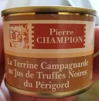 入っている砂糖の量 La Terrine Campagnarde au Jus de Truffes Noires du Périgord