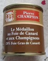 Sucre et nutriments contenus dans Pierre champion