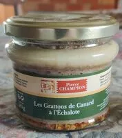 入っている砂糖の量 Les Grattons de Canard à l'Échalote