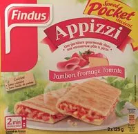 Amount of sugar in Appizzi Jambon Fromage Tomate