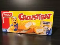 Suhkru kogus sees Poisson pané Croustibat Batonnets x20