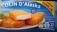 Zuckermenge drin Tranches panées de Colin d'Alaska MSC