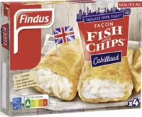 入っている砂糖の量 Cabillaud  façon Fish and chips